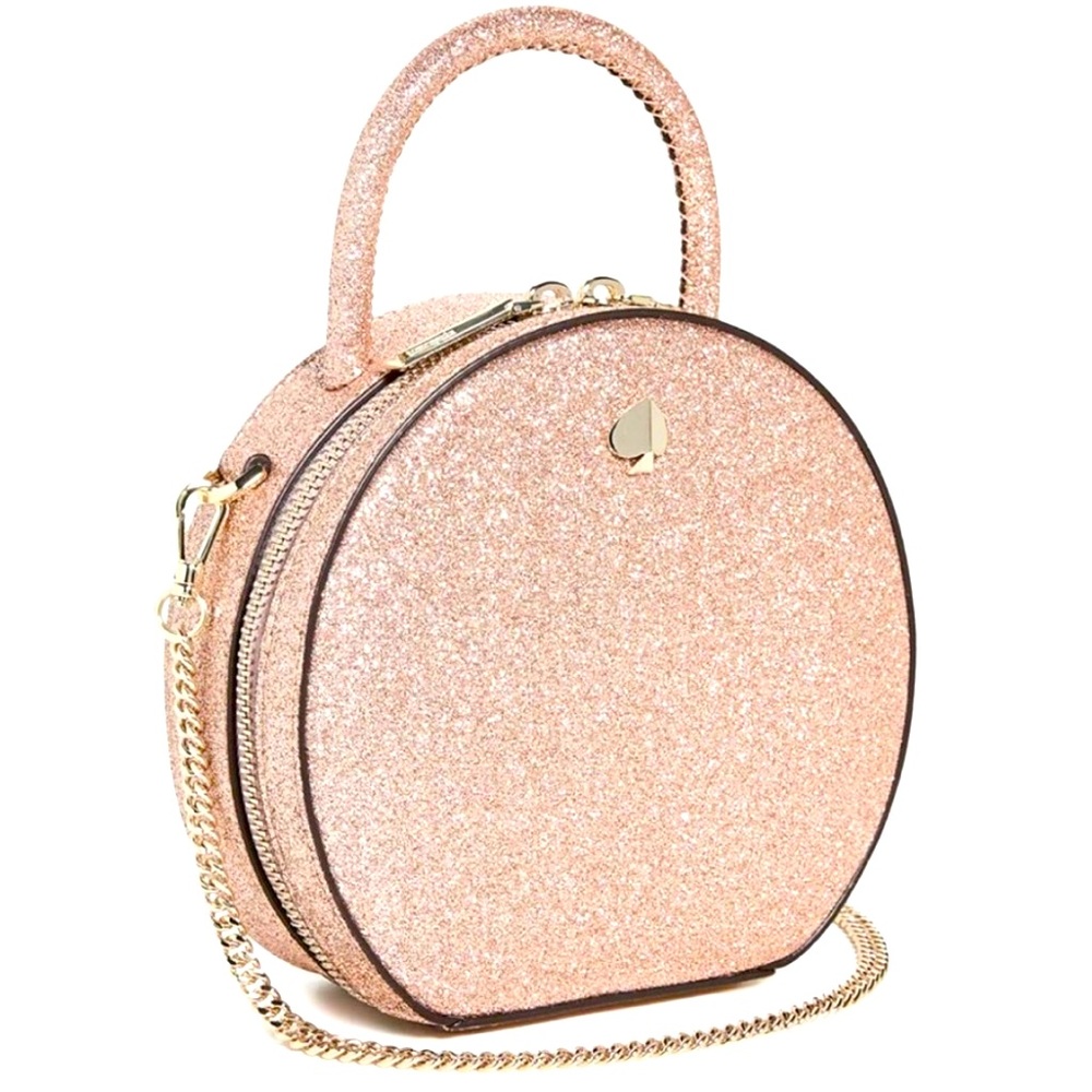 BNWT-Kate Spade Andi Glitter Mini Canteen shoulder bag/crossbody bag.